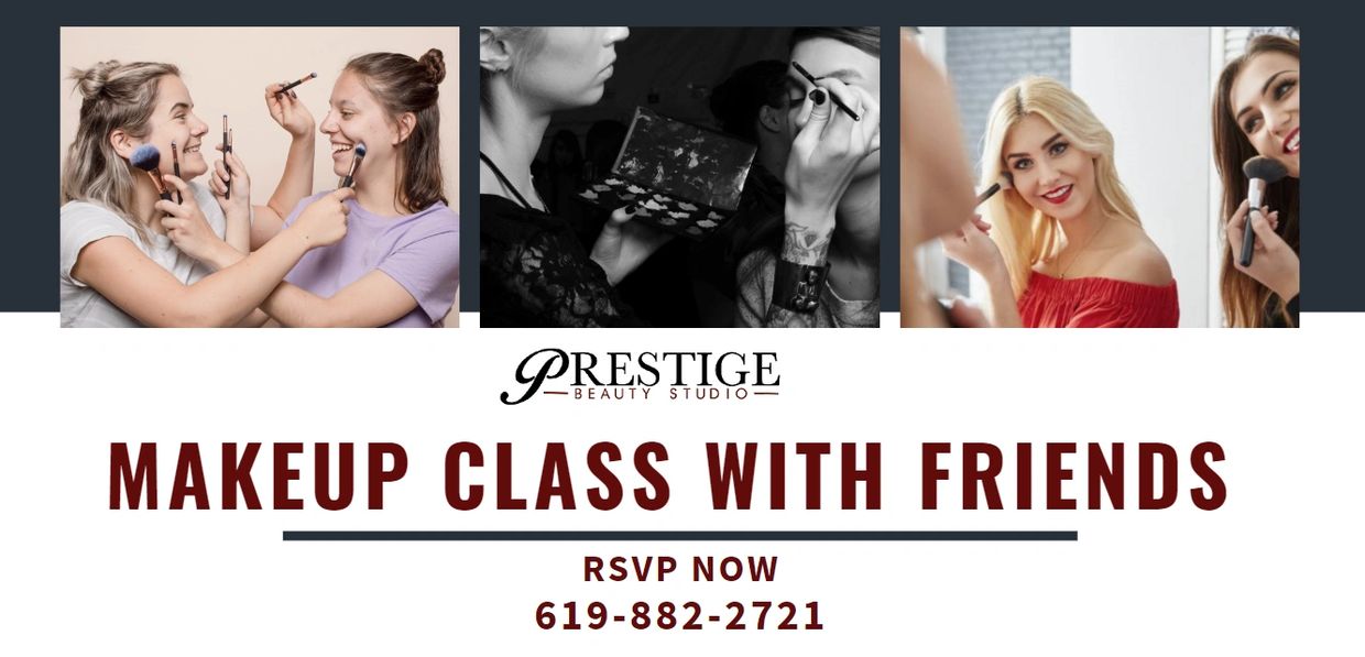 Group private makeup classes in San Diego