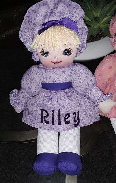 Personalized doll clearance cradle