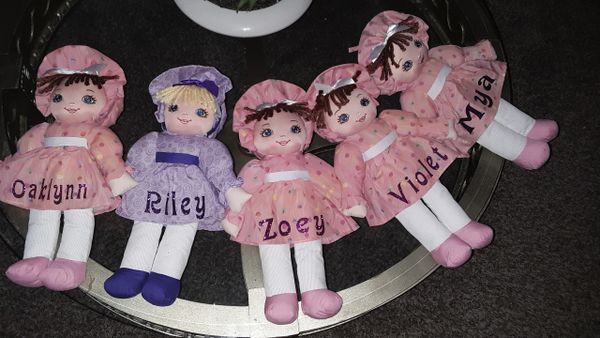 Baby's first 2024 doll personalized