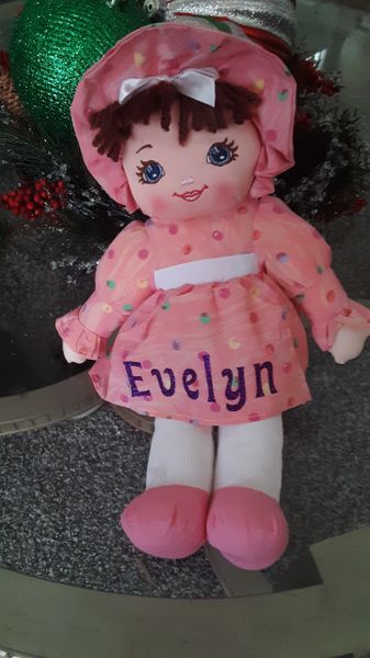 personalised my first dolly
