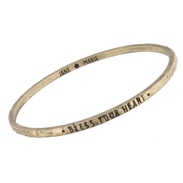 antique gold bangle - bless your heart