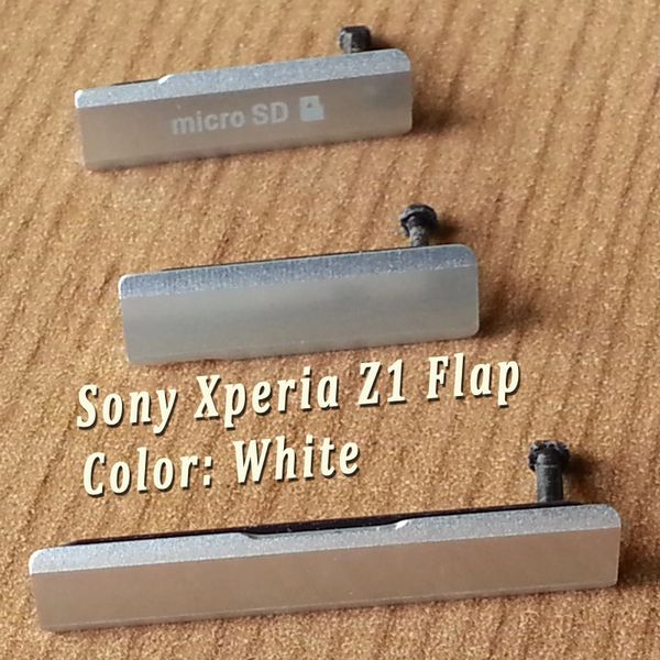 New Micro SD USB SIM Slot Dust Port Flap Cover for Sony Xperia Z1 L39h C6903 C6906