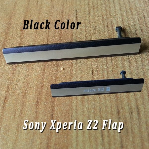 New Micro SD USB Slot Dust Port Cover for Sony Xperia Z2 D6502 D6503 D6543 L50W