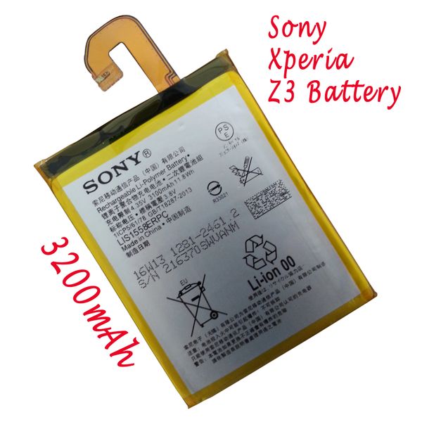 Sony Xperia Z3 Battery LIS1558ERPC D6603 D6643 D6653 L55T Capacity: 3100mAh