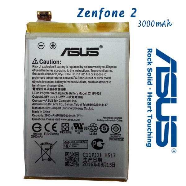 New Asus Zenfone 2 Battery C11p1424 Capacity 3000mah Ze551ml Ze55 Samsung Galaxy S2 S3 S4 S5 Note 2 3 4 Mini Trend Iphone 4 4s 5