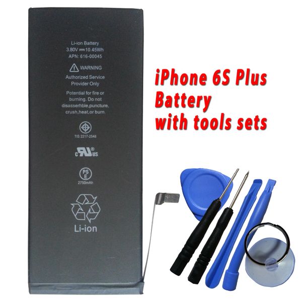 New iPhone 6S Plus Battery 616-00045 2750mAh with Free Tools Kits