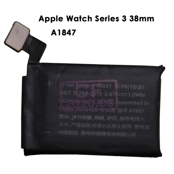 Battery Replacement for Apple Watch GPS Series 3 38mm A1860 262mAh