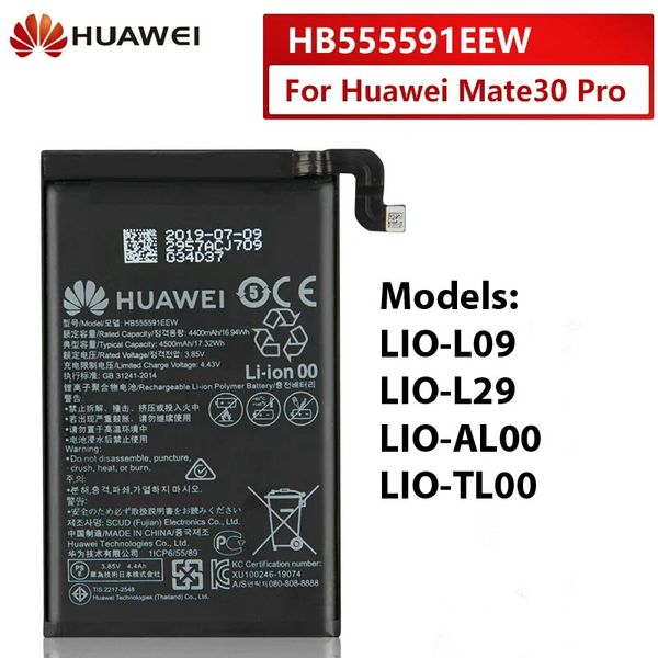 Battery Replacement for Huawei Mate 30 Pro HB555591EEW 4500mAh