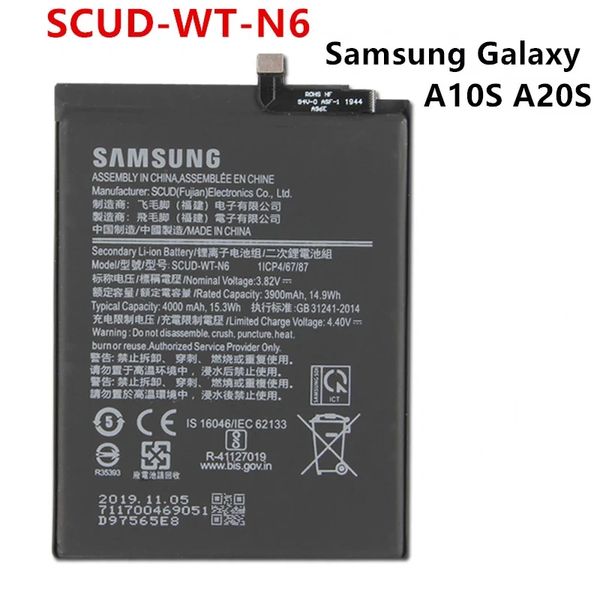 Battery Replacement for Samsung A10s A20s A21 SCUD-WT-N6 4000mAh