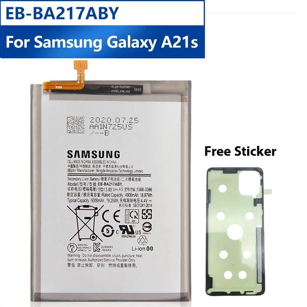 Replacement Battery for Samsung Galaxy A21s EB-BA217ABY 5000mAh