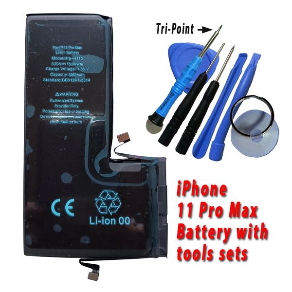 iPhone 11 Pro Max replacement battery 3969mAh original capacity with free tools sets