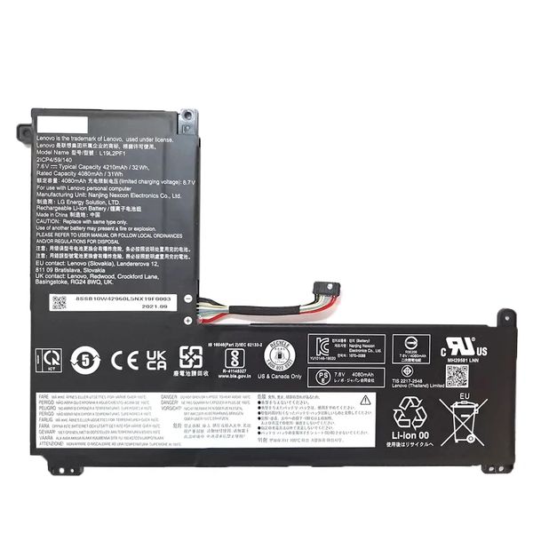 Battery Replacement for Lenovo IdeaPad 1-11IGL05 4140mAh L19L2PF1