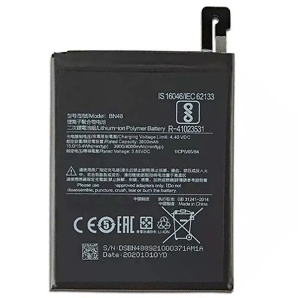 Xiaomi Redmi Note 6 Pro Battery BN48 4000mAh M1806E7TH