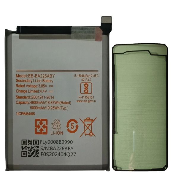 Replacement Battery for Samsung A22 5G F42 5G A226 5000mAh EB-BA226ABY