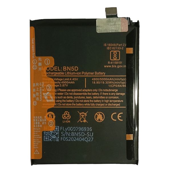 Battery Replacement for Redmi Note 11s 4G Poco M4 Pro 4G BN5D 5000mAh