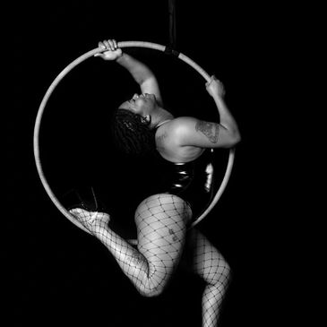 Aerial Hoop, Lyra Class Descriptions at Vertical Pole Studio in Navarre Beach, Florida. #aerialhoop 