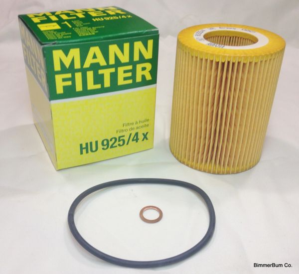 BMW OEM MANN M52/M54 Oil Filter Kit (HU925/4x) (11427512300