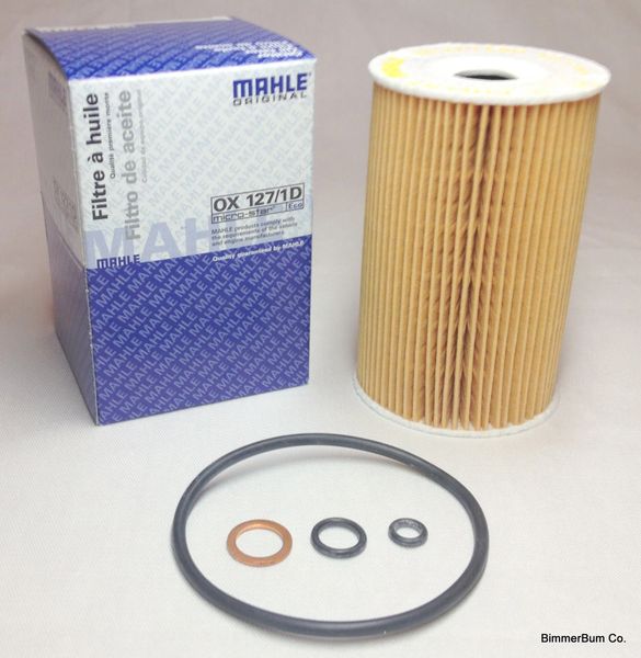 BMW OEM Mahle M44 Oil Filter Kit (OX127/1D) (11421716192) BimmerBum