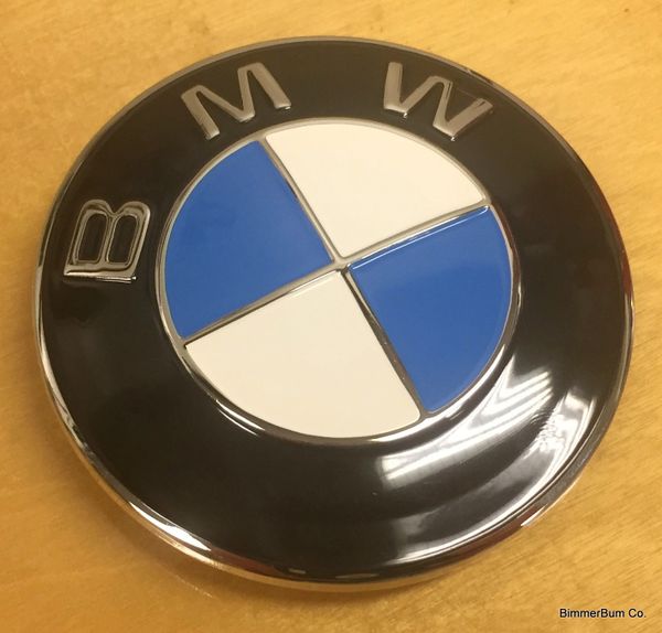 Genuine BMW Vintage Metal Painted Hood Emblem Roundel 5114548018 ...