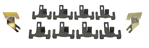 Lower Front Windshield Molding Clip Set