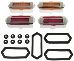 Side Marker Lamp Light Lens Assembly Kit