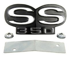 1967 67 Camaro "SS" 350 Super Sport Grille Emblem