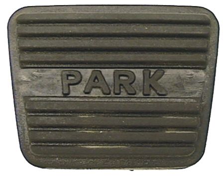 Large Park Brake Pedal Pad w/Park Logo