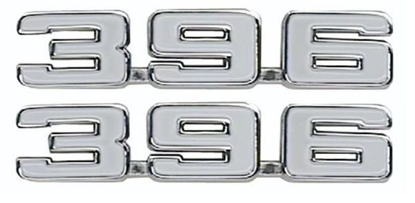 "396" Fender Emblem Pair, two (2) emblems