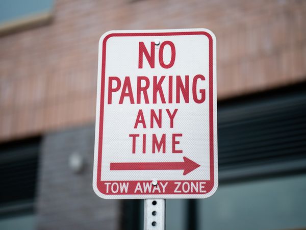 Parking Lot Signage. No parking signs. Handicap Signs. 