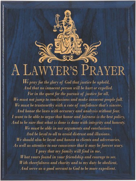 Law School Gifts for Lawyer, Lawyer Gifts for Women, Law Office Art,  Attorney Gifts for Men, Gift for Law Student, Law school Graduation Gifts,  St Thomas Moore Lawyer's Prayer Office Decorations, 6444 