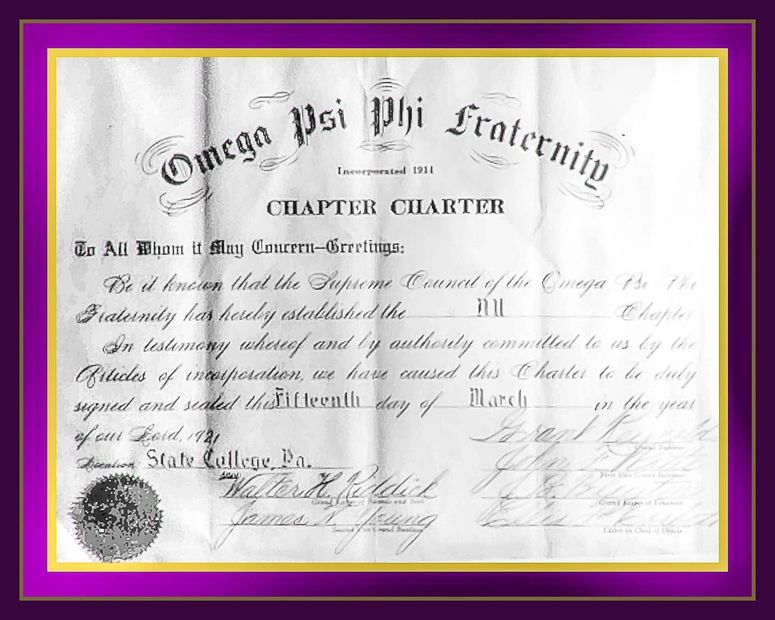 Nu Chapter: Chartered March 15, 1921