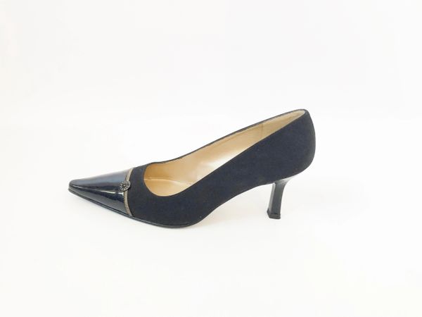 stuart weitzman cap toe pumps