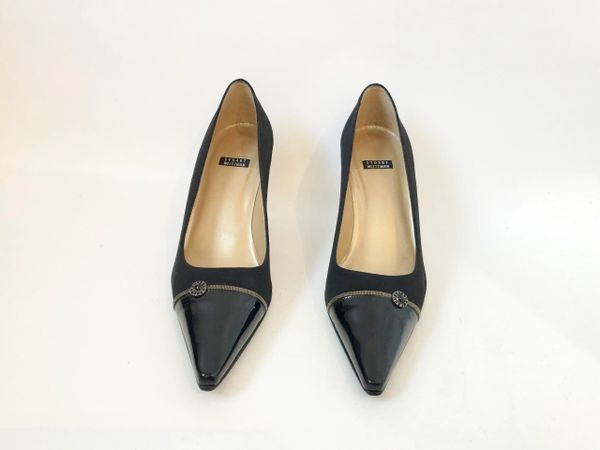 stuart weitzman cap toe pumps