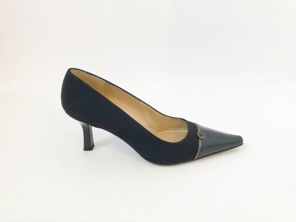 stuart weitzman cap toe pumps