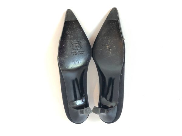 stuart weitzman cap toe pumps