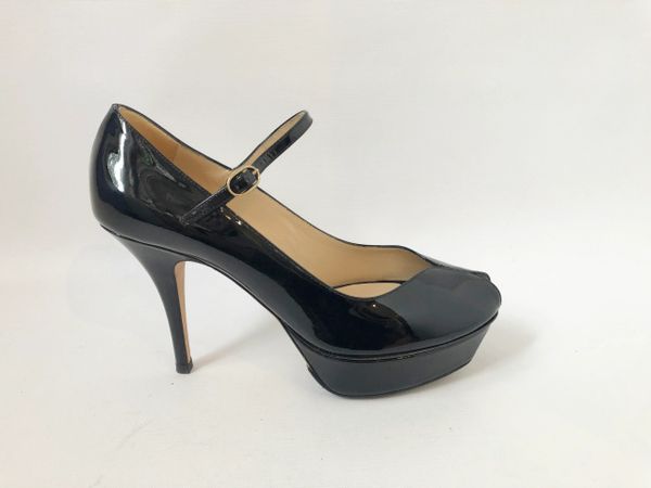 saint laurent open toe heels
