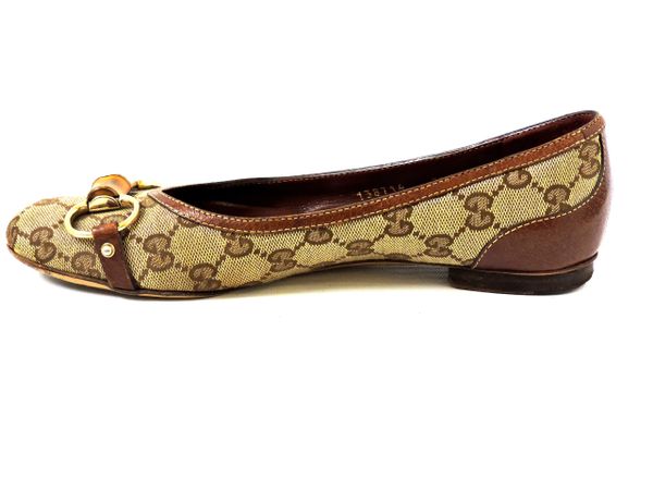 gucci ballet flat with horsebit