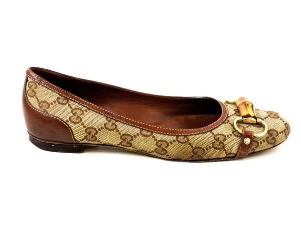 gucci ballet flat with horsebit