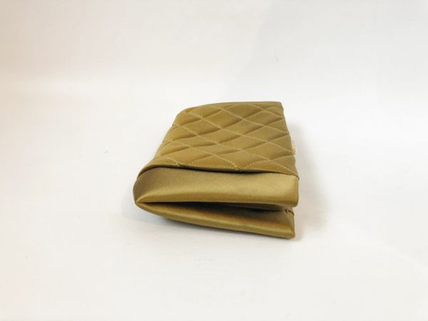 chanel satin clutch