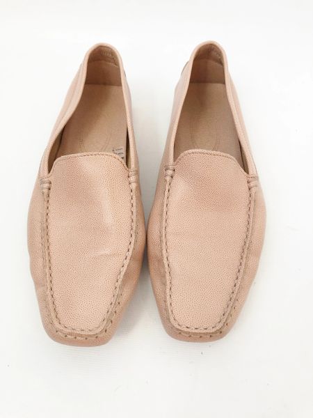 silver driving moccasins