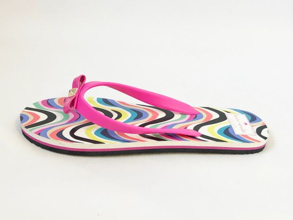 kate spade glitter bow flip flops