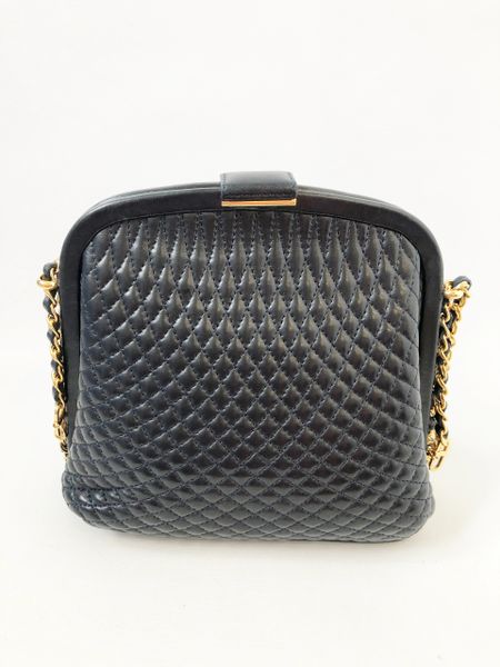 bally quilted bag