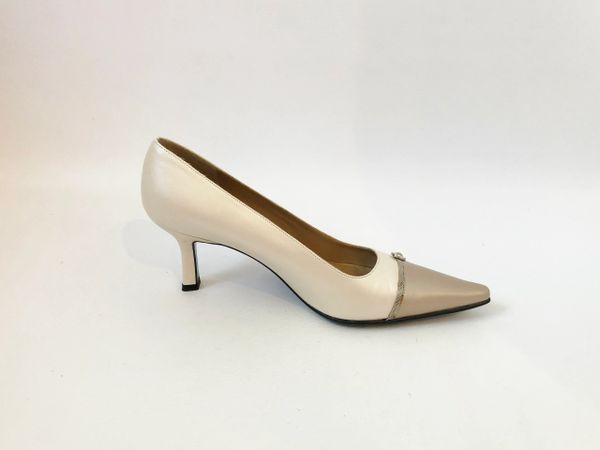 stuart weitzman cap toe pumps