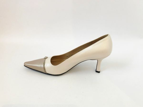 stuart weitzman cap toe pumps