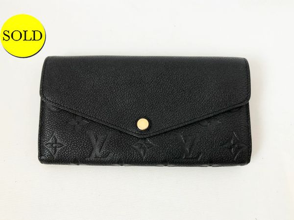 Unboxing Louis Vuitton Card Holder Black Noir Monogram Empreinte Leather  M58456 