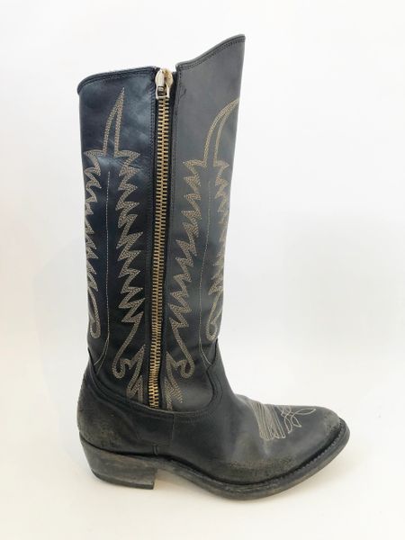 golden goose western booties
