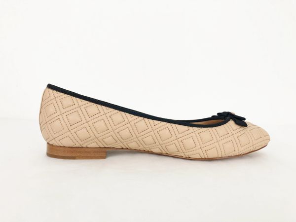 tory burch marion quilted ballet flat