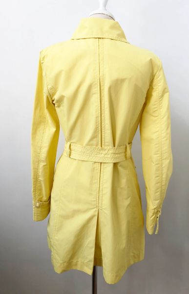 tahari yellow coat