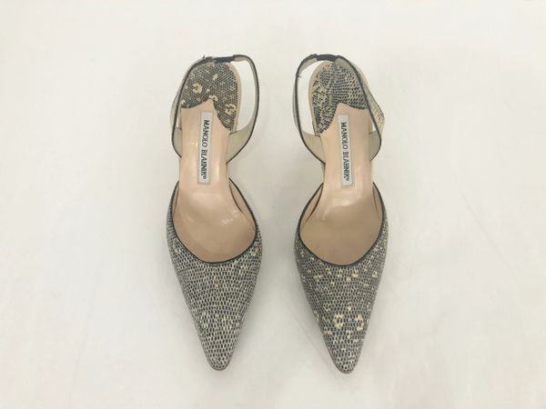 manolo blahnik slingback flat