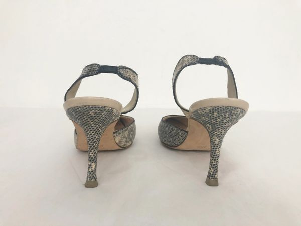 manolo blahnik slingback flat